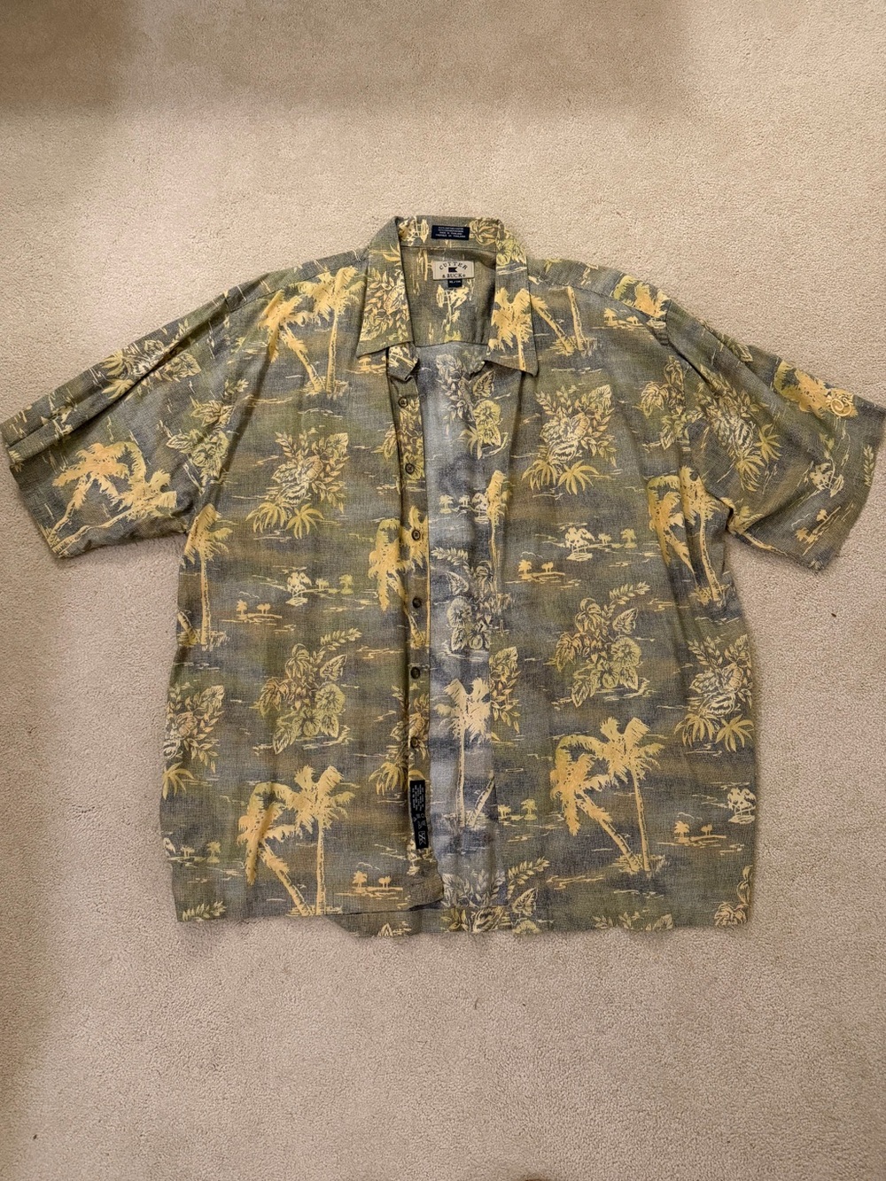 Cutter & Buck Short Sleeve Hawaiian Shirt